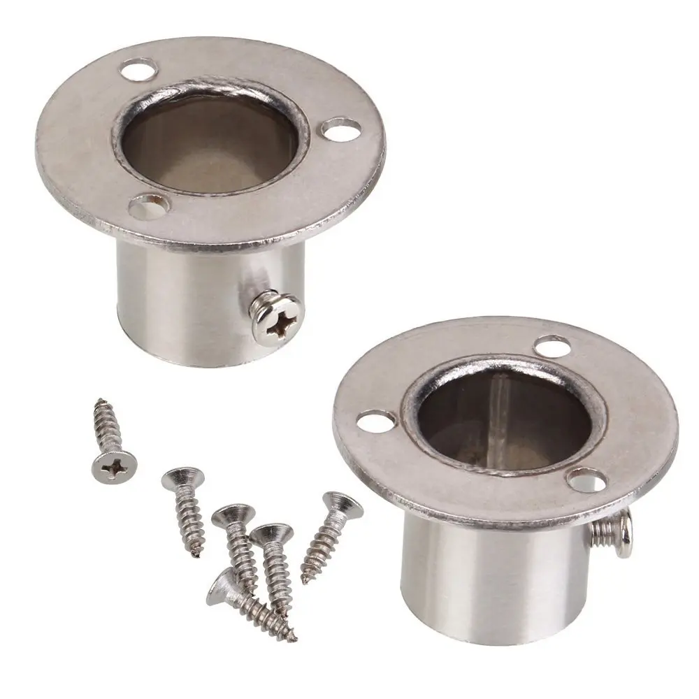 Серебряный фланец шкаф кронштейн подвесной стержень рельс 4 мм установленное