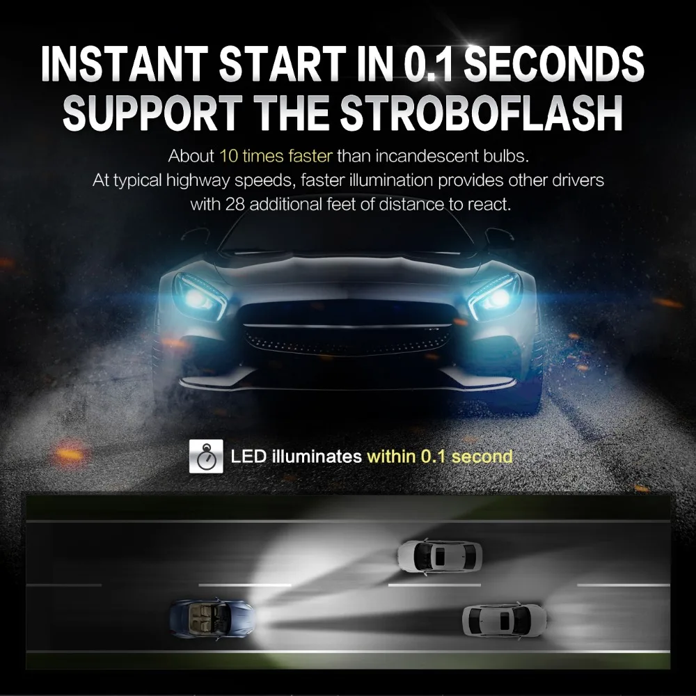 Oslamp T8 Series H4 светодиодный светильник H7 H11 9005 9006 головной 60 Вт 8000LM Автомобильный s