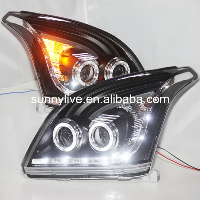 

LED head Lamp For TOYOTA for FJ120 LC120 Prado 2700/4000 2003-2009 year with BI Xenon Projector Lens Black Housing