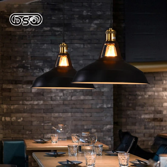 DSQ ретро люстра промышленного ветер чердак Американский Бар Ресторан Настольные