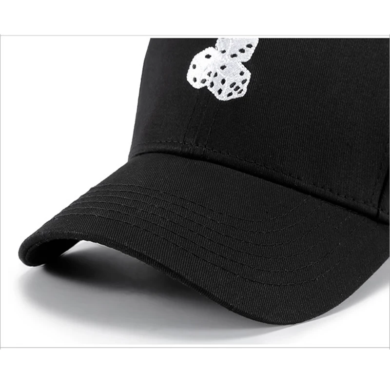 Однотонные черные регулируемые мужской моды хлопок Бейсбол Кепки Для мужчин