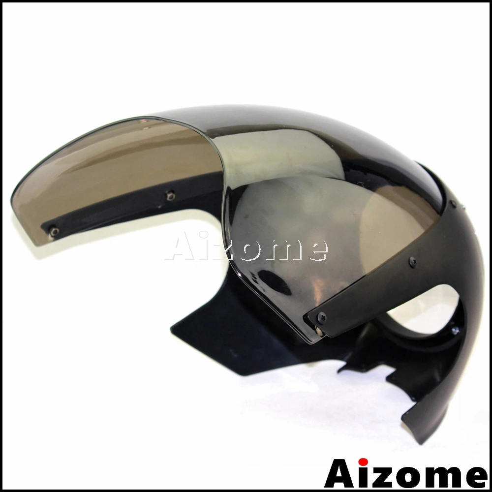 Мотоцикл 5 3/4 &quotфара обтекатель ветрового стекла ветровой экран для Harley Sportster Dyna XL