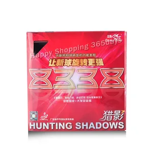 Двойные охотничьи тени 8338, профессиональная внутренняя мощность, ракетка для настольного тенниса, Резиновая с губкой, сильное трение и спиннинг