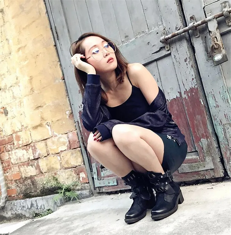 Jady Rose/Дизайнерские женские ботильоны с вырезами; короткие ботиночки из натуральной кожи; сезон осень-зима; botas mujer; женские ботинки для верховой езды