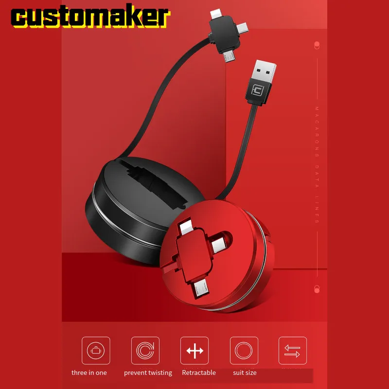10 шт./лот базовый Сертифицированный Выдвижной USB кабель с разъемом Lightning на 1 метр