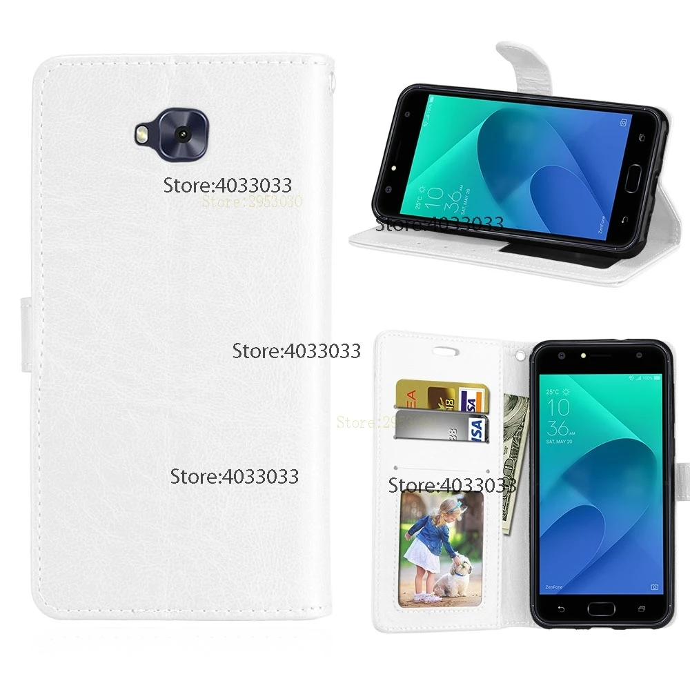 Флип чехол для Asus ZenFone 4 ZD553KL ZD 553KL ZD553 KL бампер ZenFone4 селфи Глобальный 553 телефон