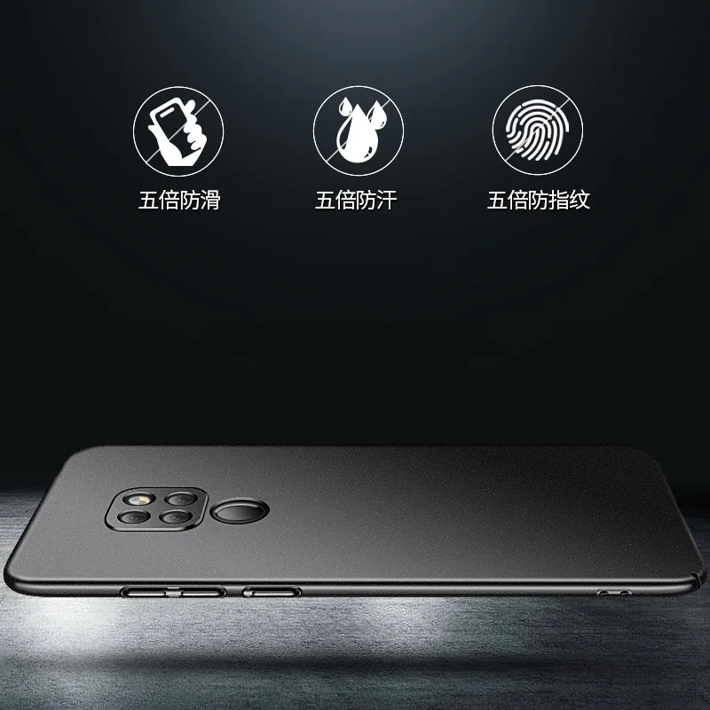 Роскошный Фиолетовый матовый чехол для huawei mate 20 чехол с защитой от отпечатков пальцев Жесткий чехол s для huawei mate 20 Pro mate 20X