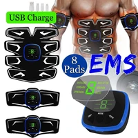 rechargeable abdominal muscle stimulator exerciser vibration abdominal muscle trainer body slimming gymfitness workout equipmemt
