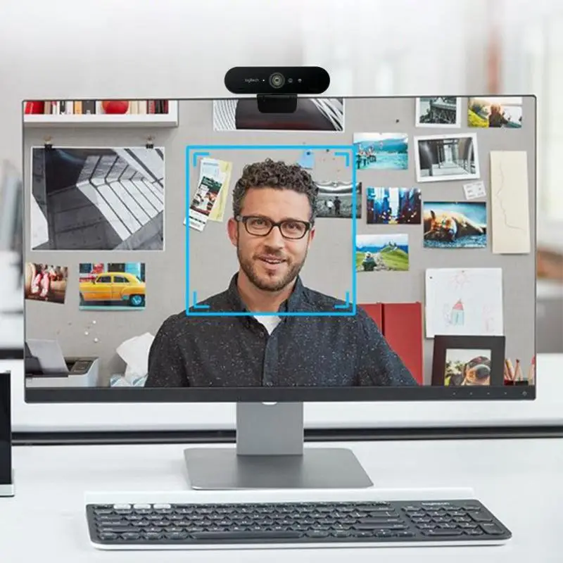 Logitech BRIO C1000e 4K Webcam With Mic For Video Conference Streaming Recording Camera For Computer PC Notebook