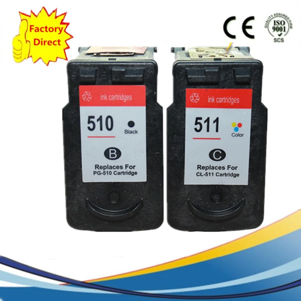 PG 510XL PG510XL CL 511XL CL511XL чернильные картриджи восстановленные Pixma MP270 MP272 MP280 MP282 MP330|ink