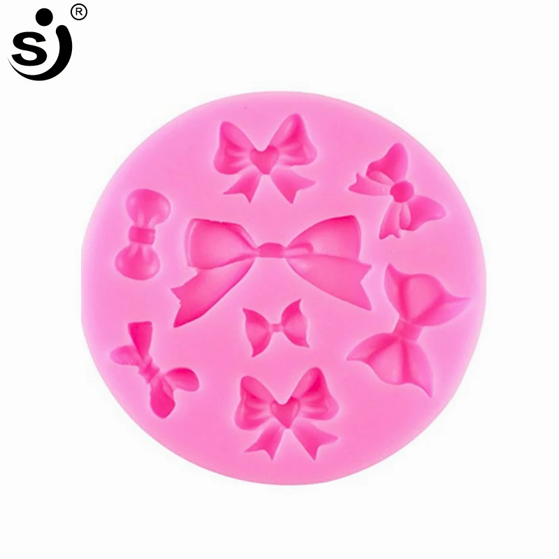 Силиконовая форма для мастики SJ 3D мини Луки сахарное ремесло инструменты