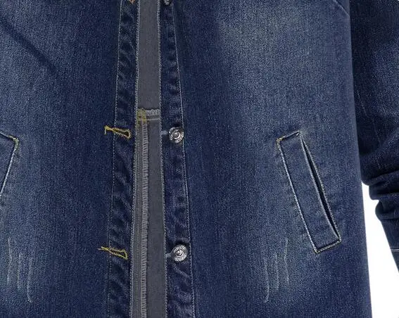 Джинсовое пальто для женщин размера плюс новинка весны 2018 Стильное повседневное