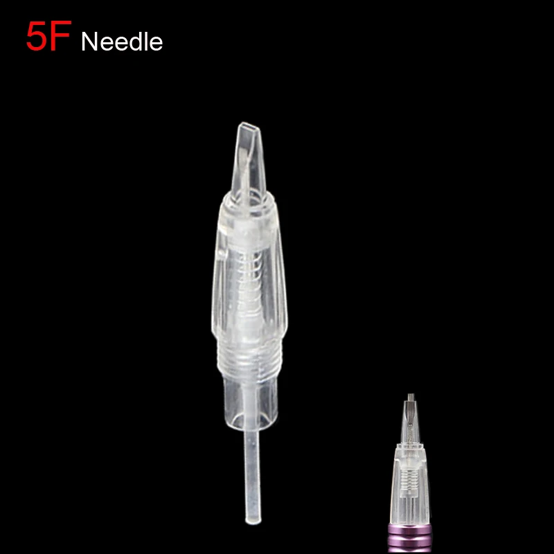 50 шт. стерилизованная игла для тату машины микроблейдинг ручка татуировок бровей