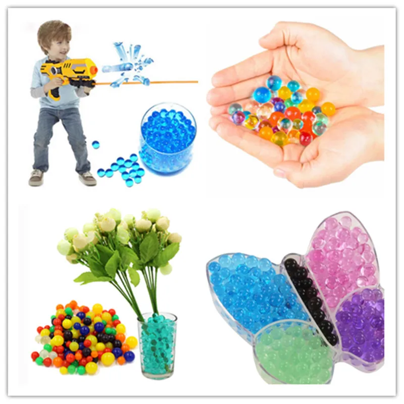 10000pcs Crystal Soil Water Pudding Growth Magic Jelly Ball Children's Toys Hydrogel Wedding Home Decoration 8ZSH803 | Дом и сад