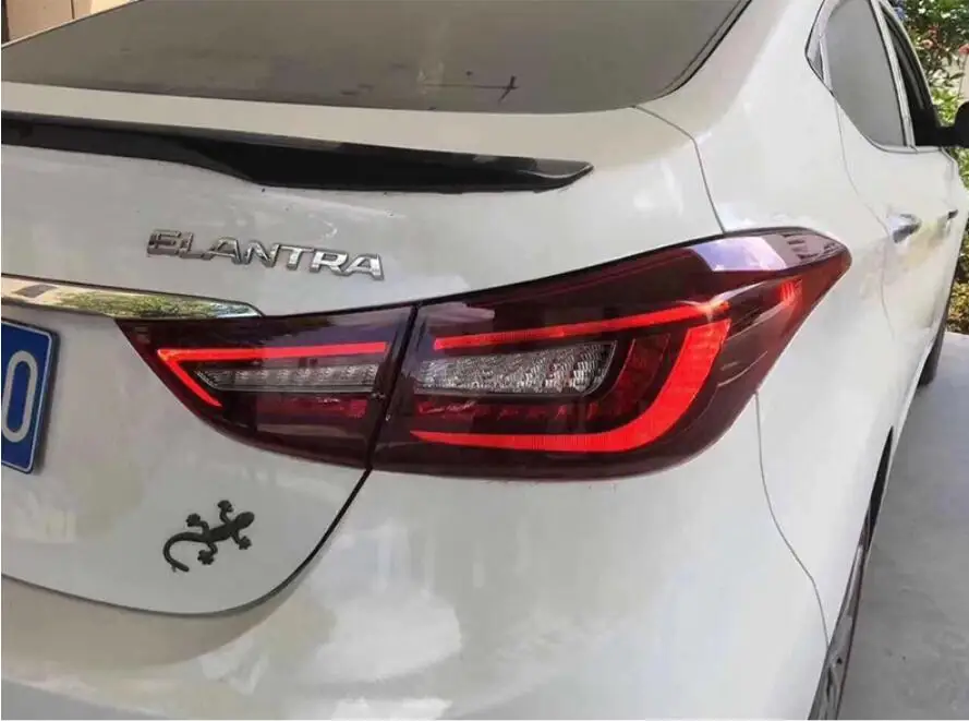 Динамический Elantra хвост светильник 2012 ~ 2017 год solaris акцент i10 i20 сантафе tucson lantra