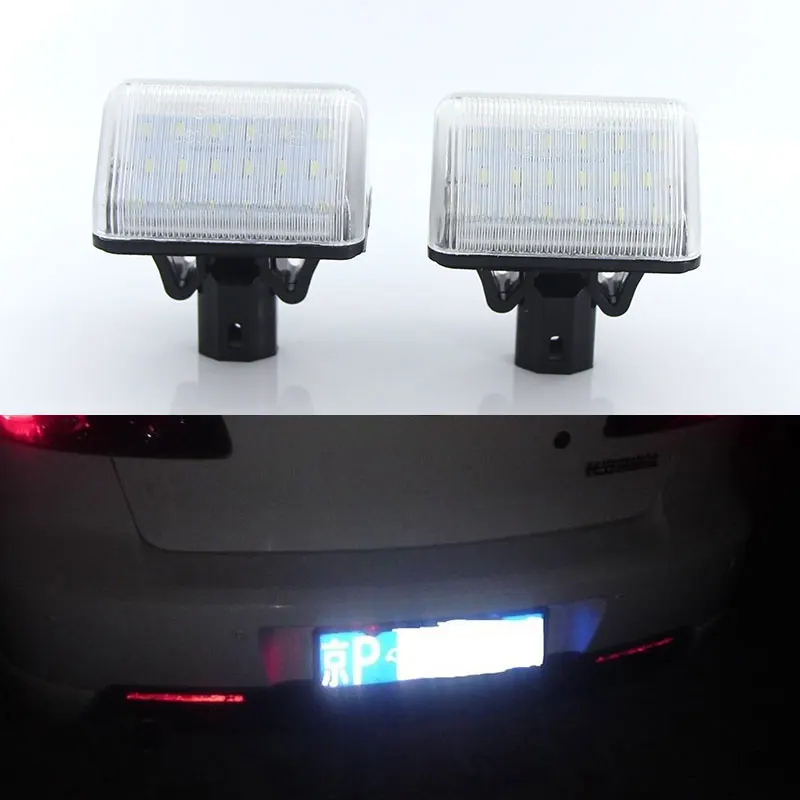 2 шт. Белая светодиодная лампа номерного знака Canbus для Mazda 6 03 13 CX 5 07 eo Kuga Galaxy OEM
