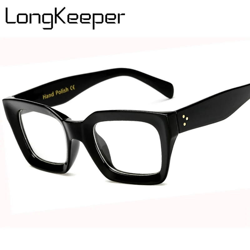 

Long Keeper Men Women Square Eye PC Glasses Frames Unisex Optical Glasses PC Eyeglasses Men Computer Clear Len Eyewears #AM6885