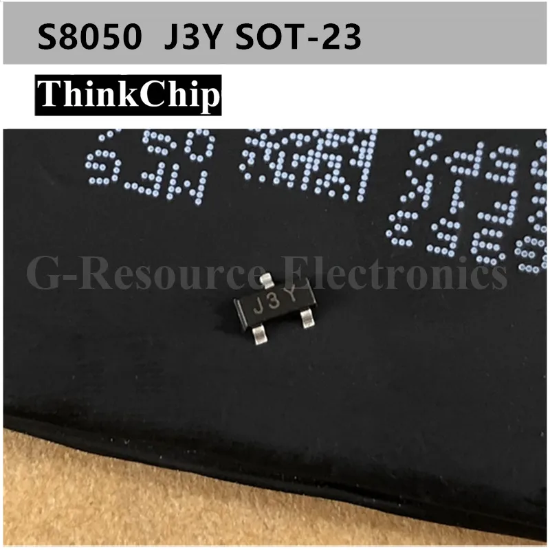 (100 шт.) S8050 J3Y СОТ 23 Силовые транзисторы NPN SMD Триод сигнала Новый оригинальный