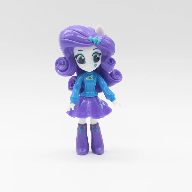 12 см модные 9 шт./компл. My Little Girls Unicorn BJD Мультяшные красивые фигурки коллекционные