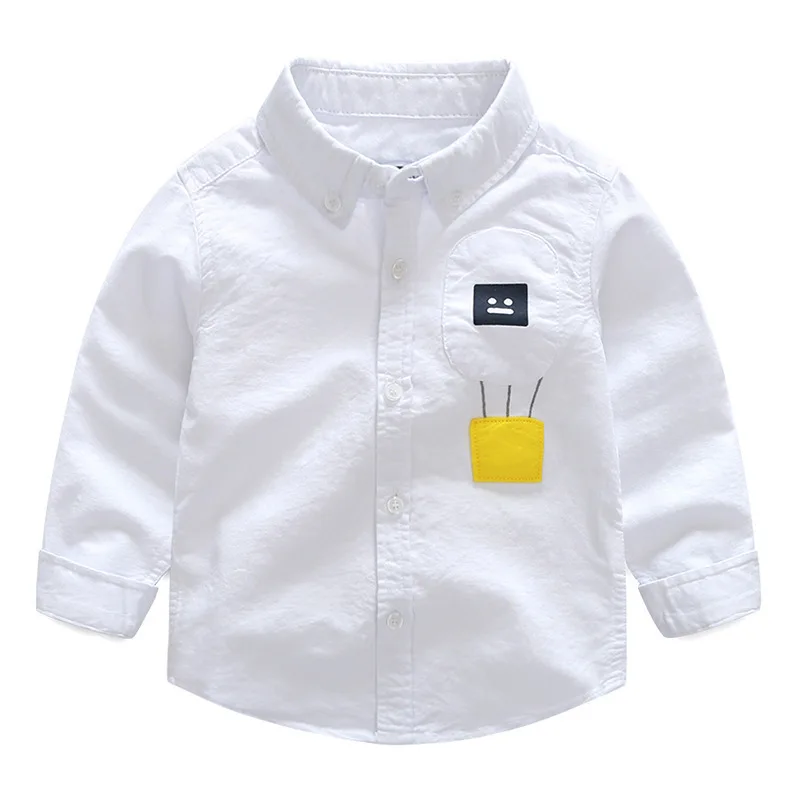2018 рубашка Новое поступление детской одежды для мальчиков на весну осень