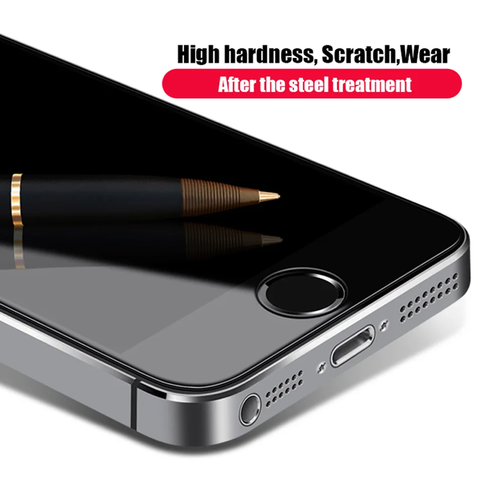 Стеклянная пленка KOLPLER для iPhone 5S закаленное стекло с защитой от царапин