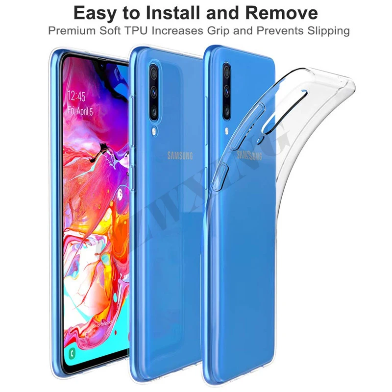 Чехол для Samsung Galaxy A70 чехол Мягкая силиконовая задняя крышка телефона A 70 A705 SM-A705F