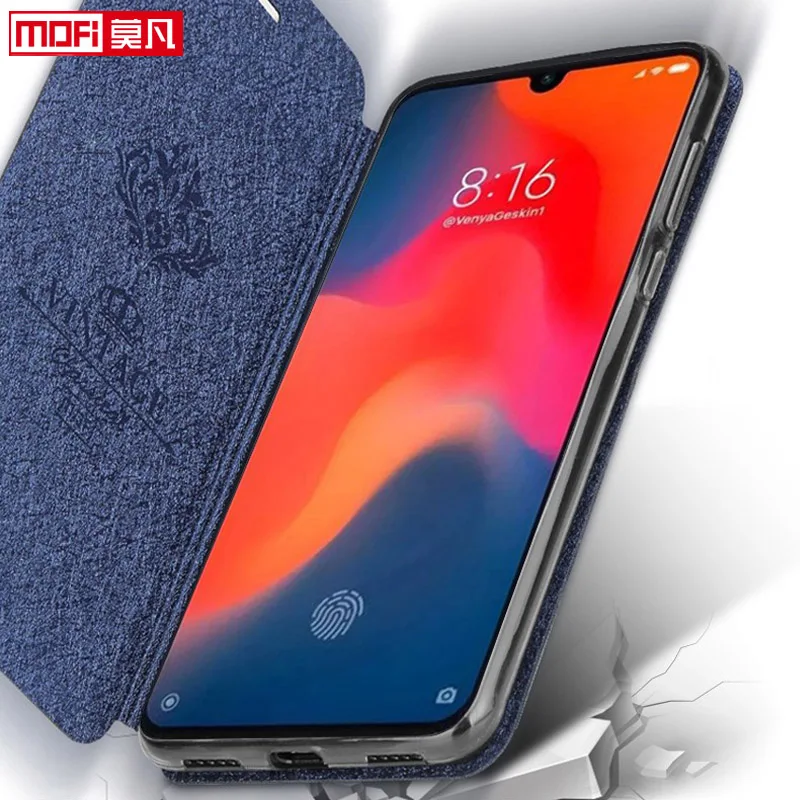 Чехол для xiaomi mi 9 xiaomi 9, кожаный чехол Mofi xiaomi 9, флип-чехол, тонкий Чехол-книжка с подставкой, роскошный блестящий чехол для xiaomi mi 9