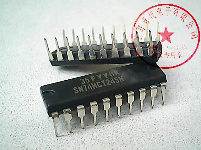 10 шт. SN74HCT245N 74HCT245 74HCT245N DIP 20 новые и оригинальные приемопередатчики OCTAL BUS с 3 мя