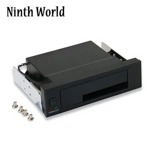 Внутренний мобильный стеллаж с одним отсеком, корпус светодиодный светодиодным индикатором, поддержка горячей замены для 2,5, 3,5 дюймов SATA HDD SSD подходит для ПК