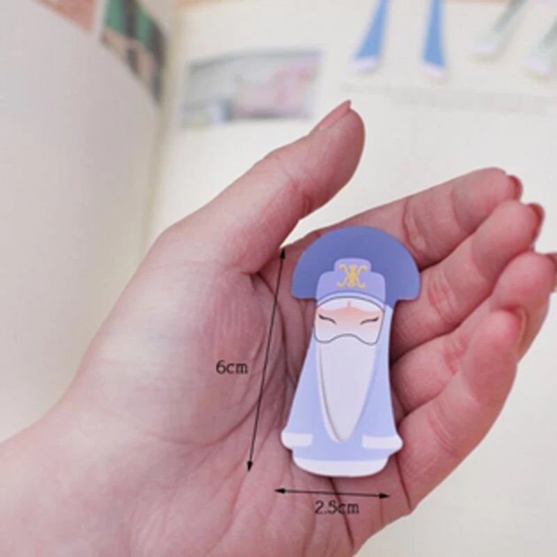 Милые 50 шт./лот Мультяшные закладки для книг бумажные канцелярские