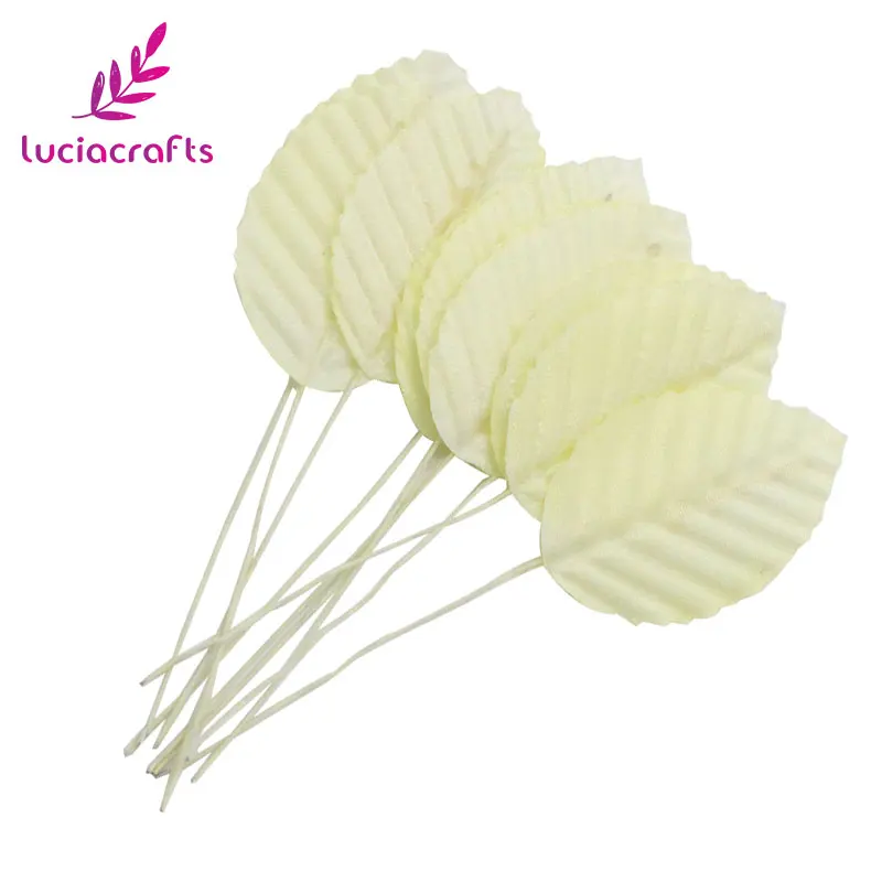 Искусственные листья Lucia crafts приблизительно 4 8*3 см Искусственный лист нейлона с