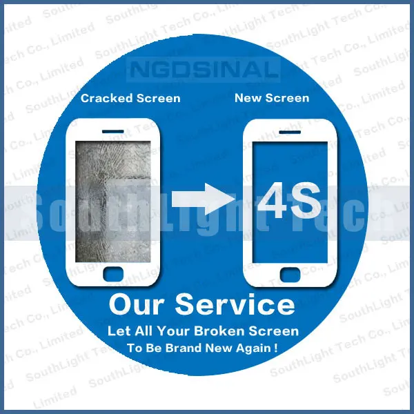 Для iPhone 4S ЖК-дисплей кодирующий преобразователь сенсорного экрана в сборе