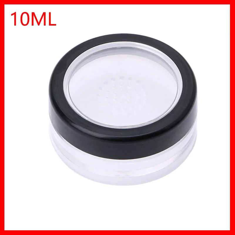 Пластиковая банка для пудры 10 г пустая пуховка пустой косметический контейнер
