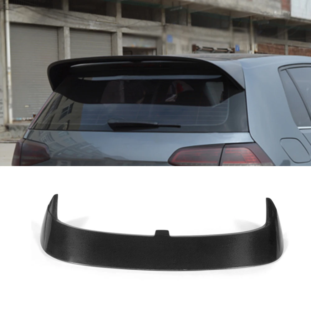 FRP из углеродного волокна черный Задний спойлер крыла для Volkswagen VW golf 7 VII MK7 Standard 2014