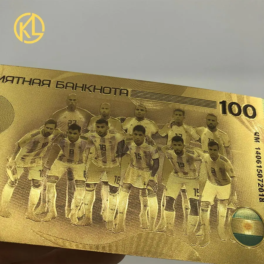 Star003 1 шт. аргентинский профессиональный футбольный игрок Lionel Месси сувенирная