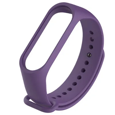 purple Для Xiaomi mi Band 4 3 силиконовый розовый сменный Браслет ремешок для Xiomi mi band 3 mi Band 4 3 band 4 ремешок на запястье - Цвет: purple