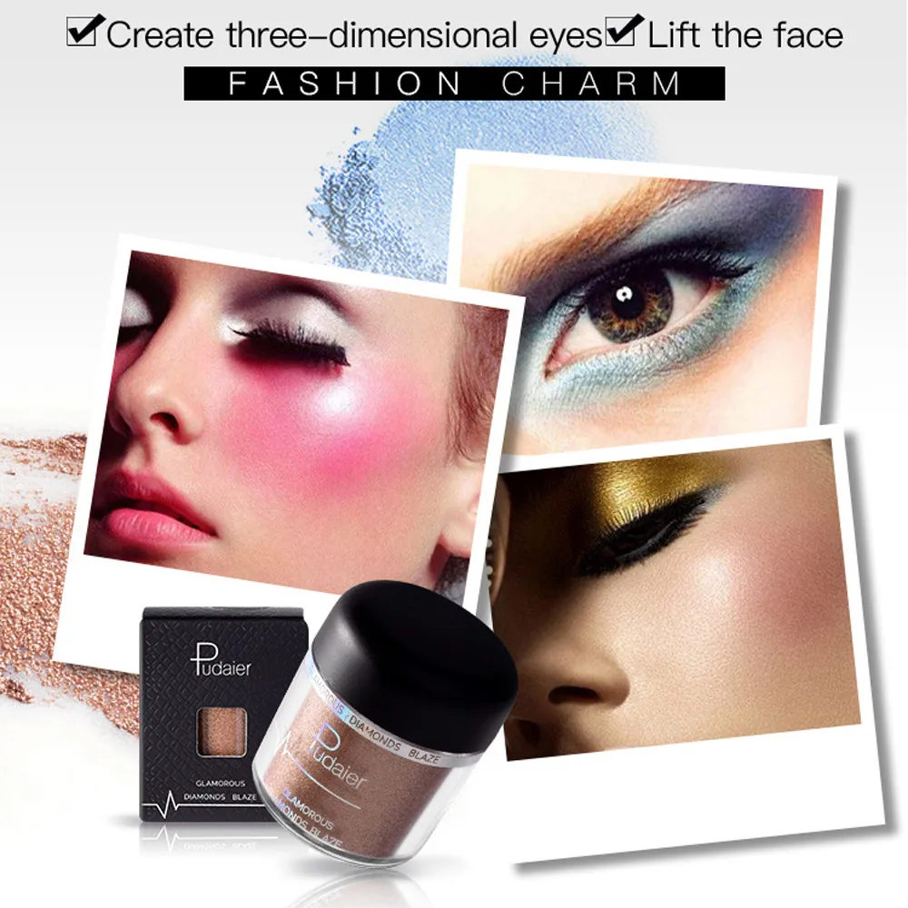 Pudaier eye shadow Cosmetic Powder shimmer Matte Smoky Eyeshadow Palette 28 Colors choose makeup sombras de ojos profesional |