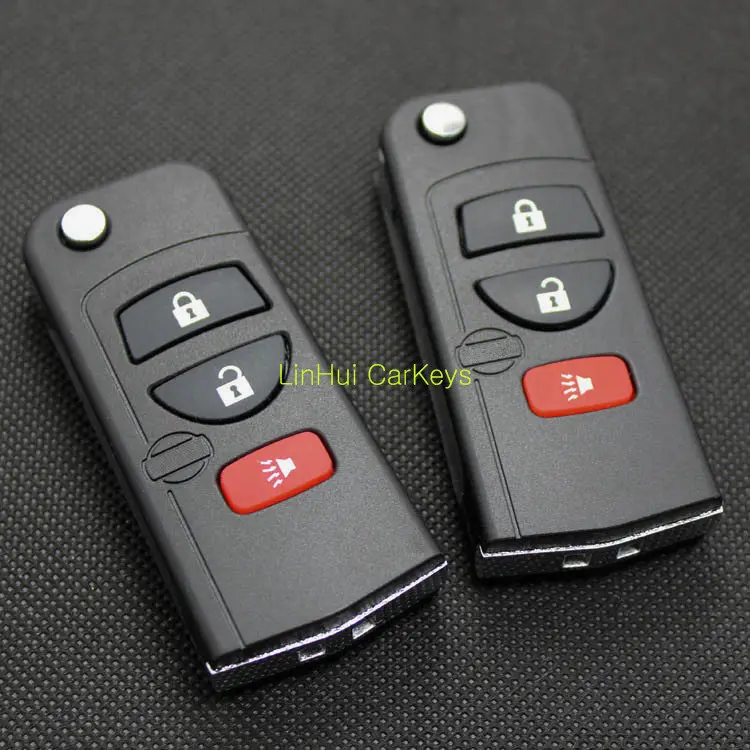 PINECONE для ключа чехол NISSAN LIVINA X TRAIL GENNIS TIIDA SYLPHY 2 кнопочный дистанционный ключ