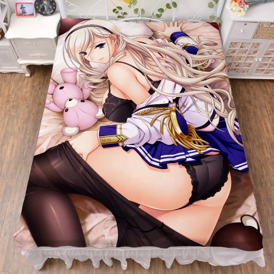 

New Anime Cartoon Walkure Romanze Shojo Kishi Monogatari flat sheet bed sheet top sheet No.020