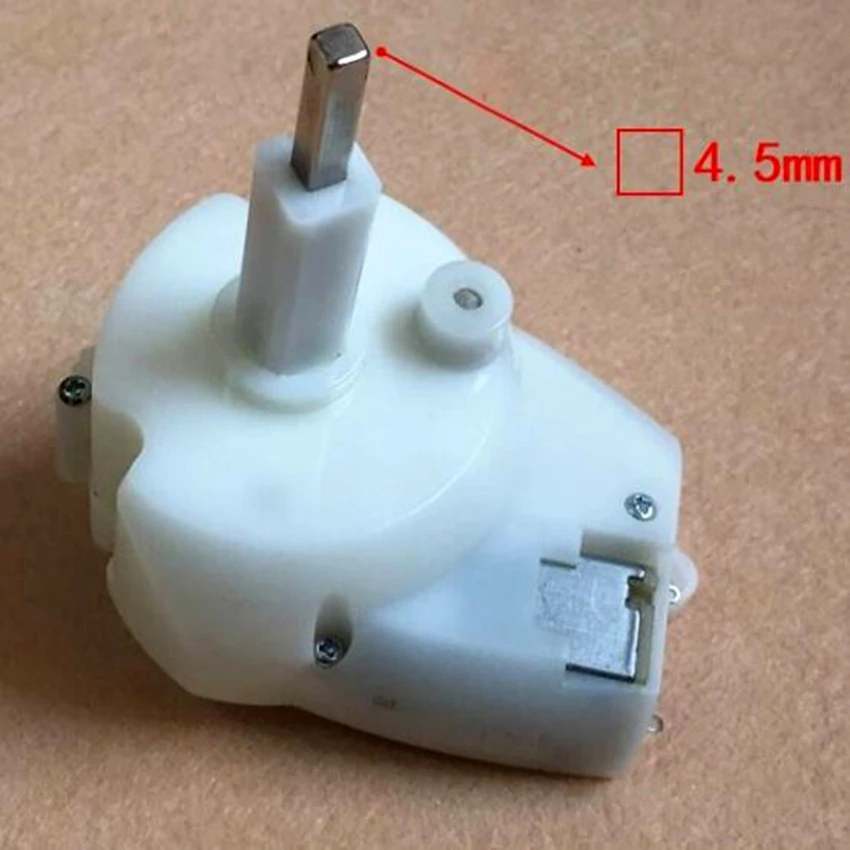 

130 deceleration DC motor, plastic gear / high torque DC3-12V motor for robot, Reduction ratio 1:55