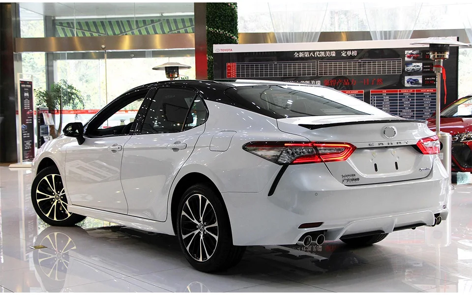 AKD Тюнинг автомобилей задние фонари для Toyota Camry задние фонари светодиодный DRL ходовые огни Противотуманные фары с ангельскими глазками задние габаритные огни