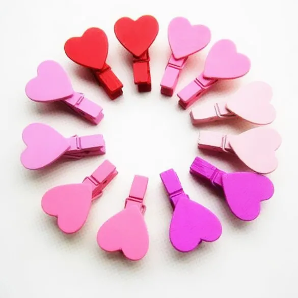 12 шт зажим деревянная прищепка шикарная Памятка Свадьба новое украшение мини поп