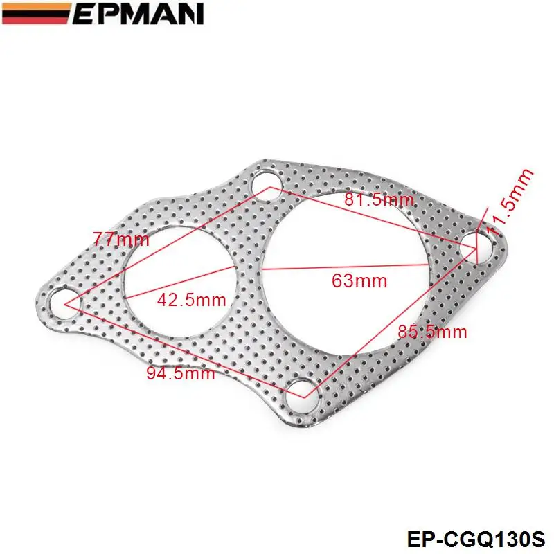 10 шт./лот для Mitsubishi EVO 1-3 / 4G63 алюминиевая графитовая турбонаддува EP-CGQ130S |