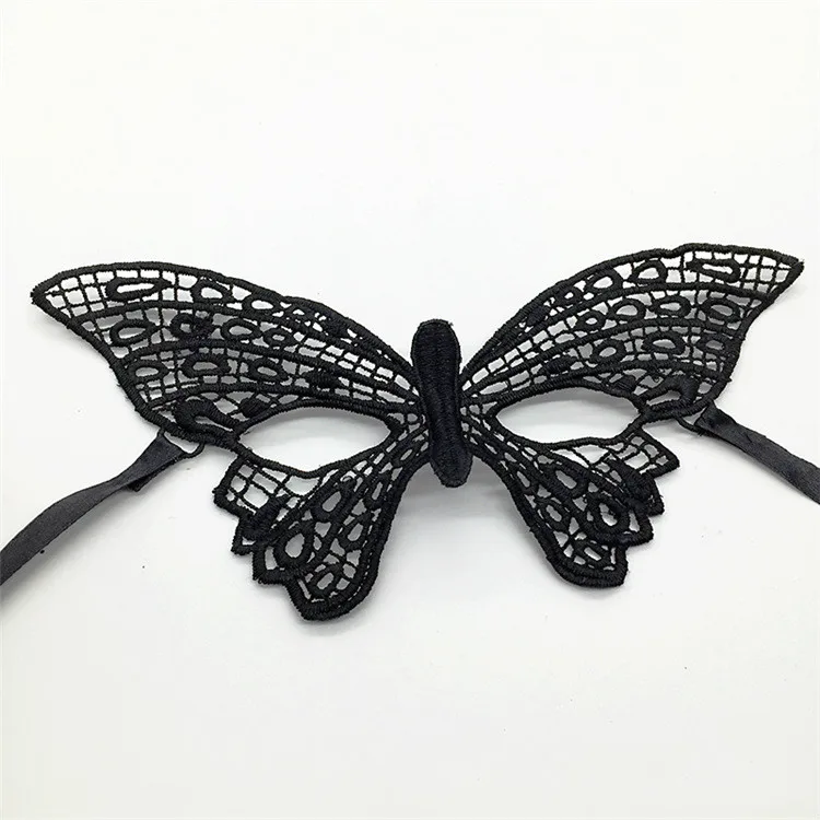 1pcs Black Sexy Lady Lace Mask Cutout Eye for Masquerade Party Fancy Dress Costume / Halloween Supplies | Дом и сад
