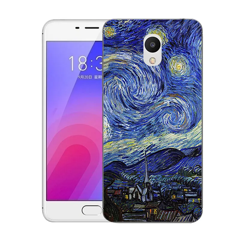 Чехол для Meizu M6 5 2 дюйма с принтом кокоса Мягкая силиконовая задняя накладка из
