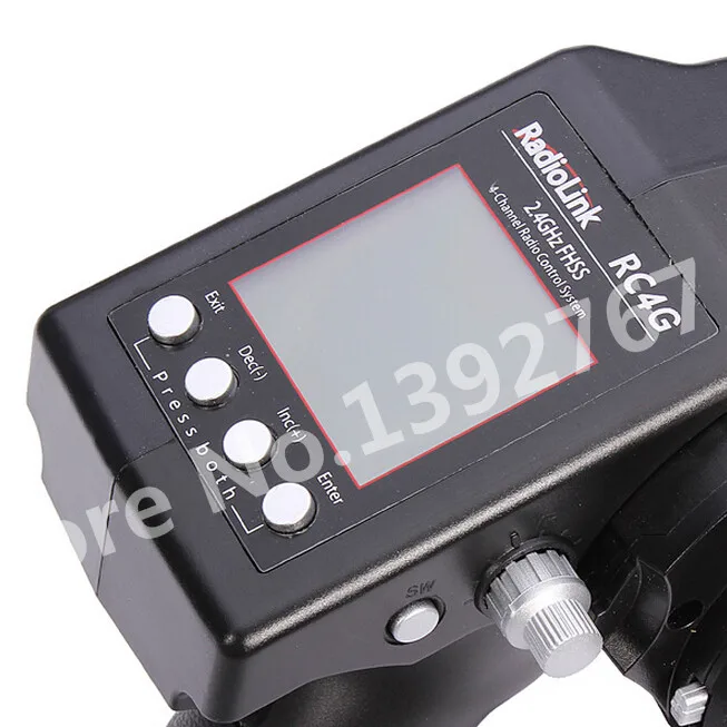 Original RadioLink RC4G 2.4G 4CH Gun Controller Transmitter + R4EH-G Receiver Radio Control System RC Car Remote Boat | Игрушки и хобби