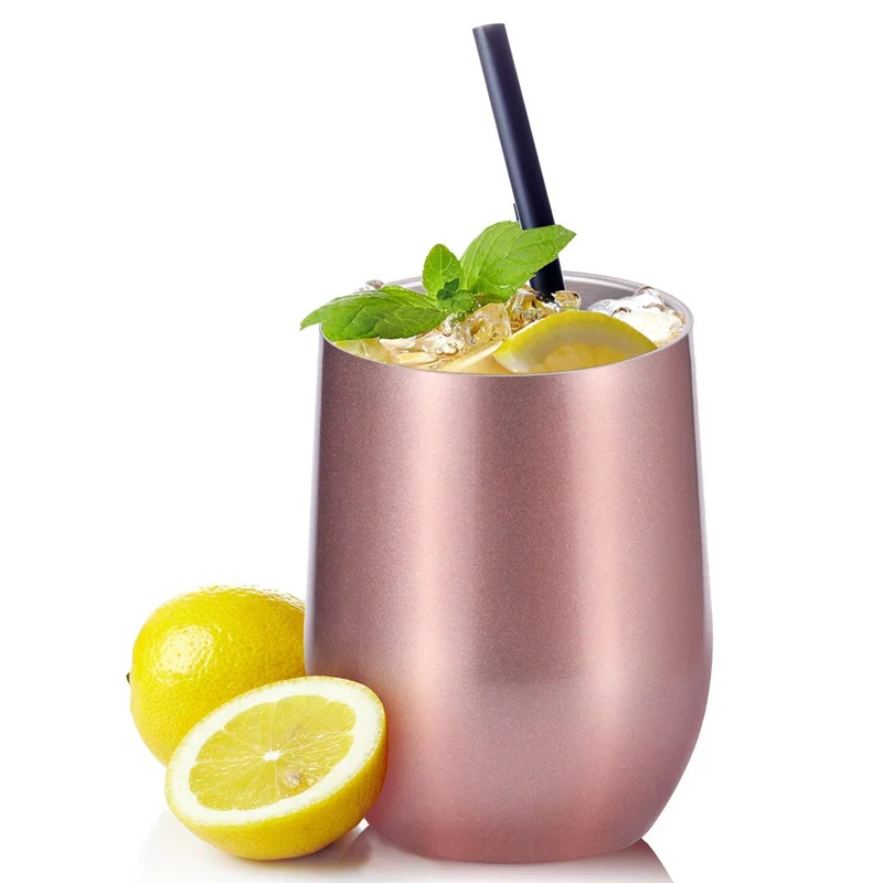 Стакан из нержавеющей стали с двойной изоляцией 12 унций стакан крышкой для