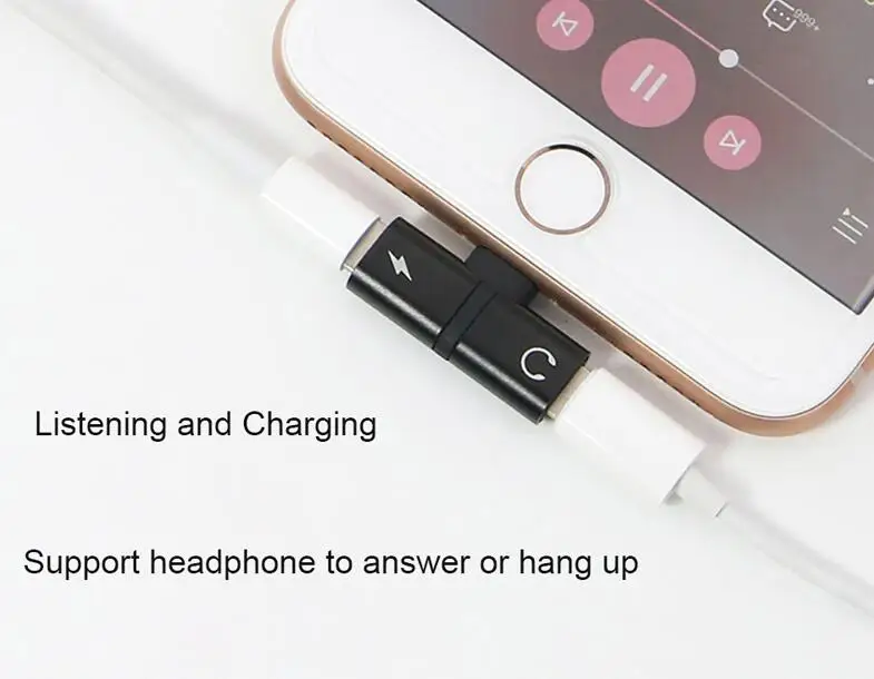 NTC поставляет разветвитель в AUXCharger переходник для наушников 2в1 BF1 для легкой док-станции 7 8 Plus X 7plus 8plus XR XS MAX