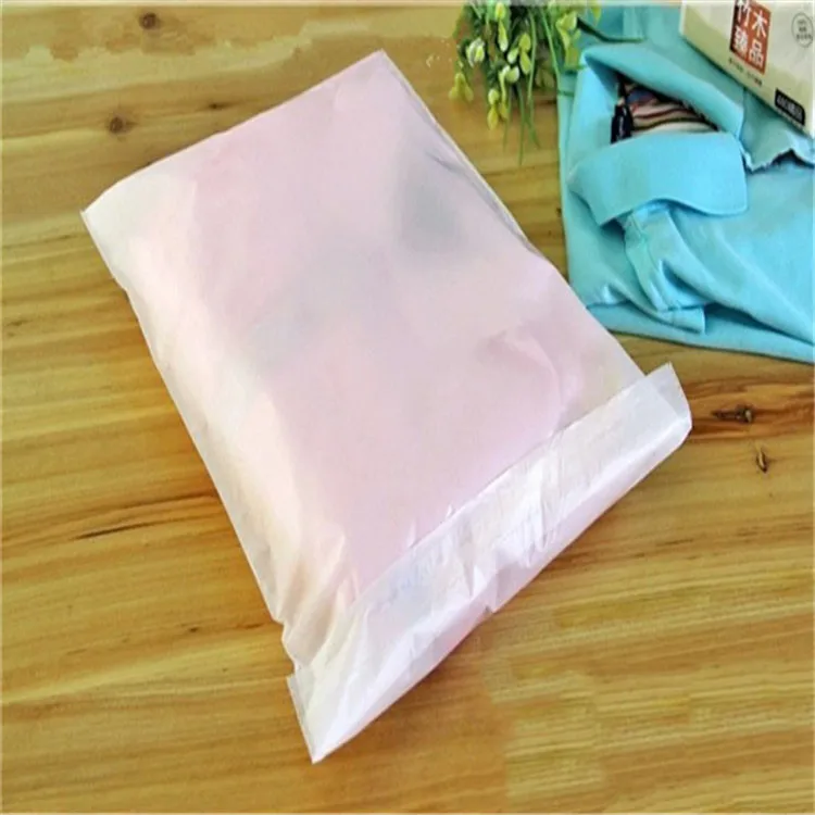 Free Shipping 300pcs/lot 16 x 24cm*120mic Large Self Adhensive Plastic Clothes Storage Bag High Quality White PE Clothing | Дом и сад