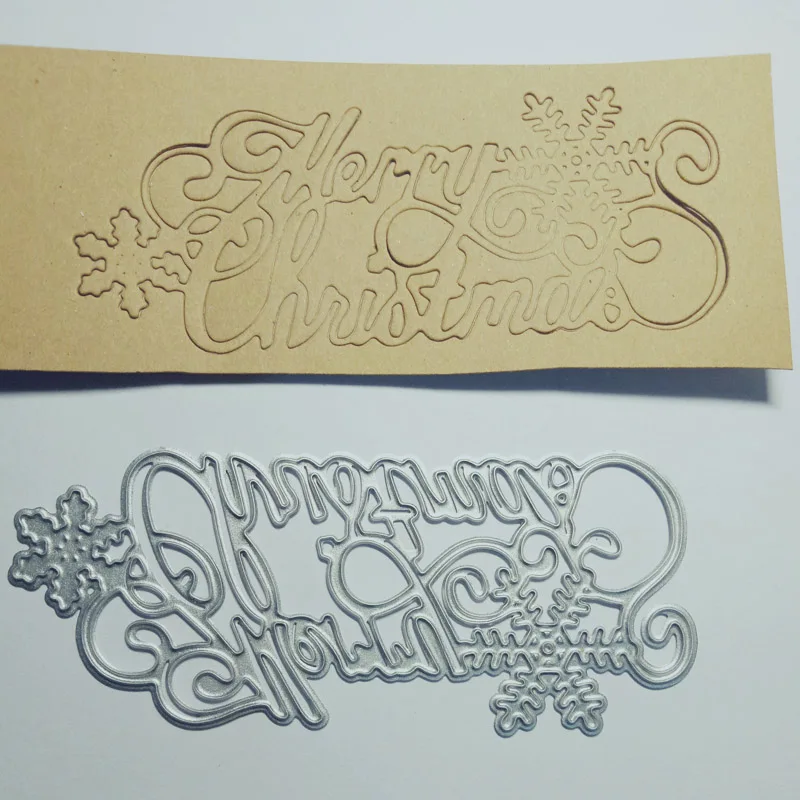 Herry слова тиснение металла резки штампы письмо для скрапбукинга Новые 2018 ремесло